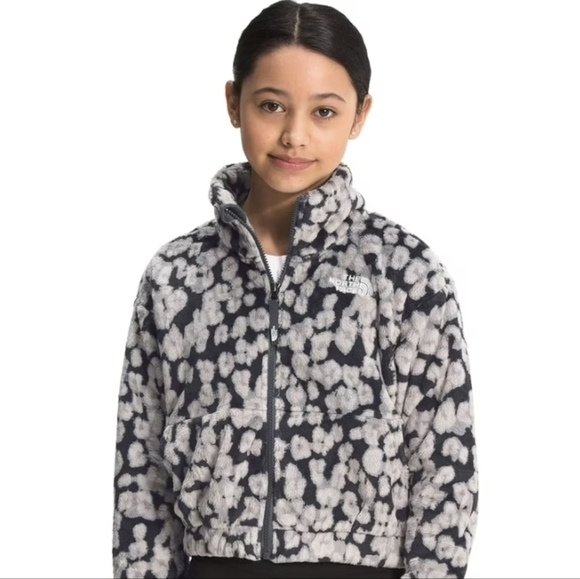 The North Face Other - The North Face Girl's Printed Osolita Full Zip Jacket in Vanadis Leopard Print